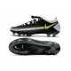 Nike 2021 Phantom GT Elite FG Soccer Shoes Black Gray Volt