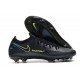 Nike 2021 Phantom GT Elite FG Soccer Shoes Black Yellow