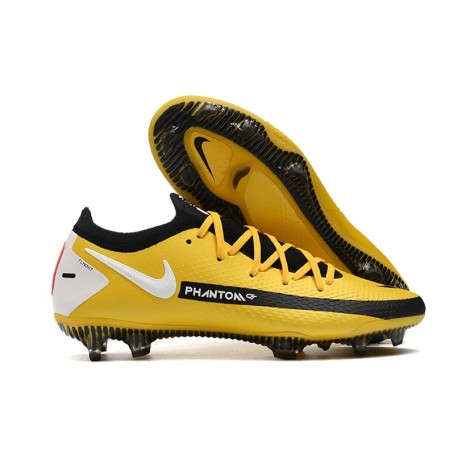 Nike Phantom GT Elite FG New Cleats Yellow Black White