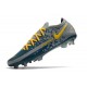 Nike 2021 Phantom GT Elite FG Soccer Shoes Blue Yellow Gray