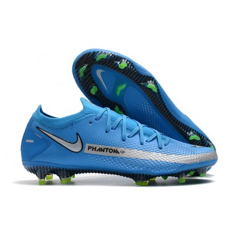 Nike Phantom GT Elite FG New Cleats Blue Silver