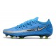 Nike Phantom GT Elite FG New Cleats Blue Silver