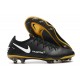 Nike 2021 Phantom GT Elite FG Soccer Shoes Black Gold White