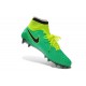 Nike Magista Obra FG Soccer Cleats - Low Price Black Green Volt