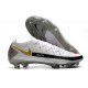 Nike 2021 Phantom GT Elite FG Soccer Shoes White Black Red Gold