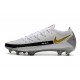 Nike 2021 Phantom GT Elite FG Soccer Shoes White Black Red Gold