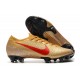 New Nike Mercurial Vapor 13 Elite FG Gold Red