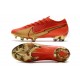 New Nike Mercurial Vapor 13 Elite FG Ronaldo CR7 Red Gold
