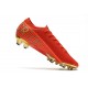 New Nike Mercurial Vapor 13 Elite FG Ronaldo CR7 Red Gold