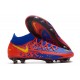 Nike Phantom GT Elite DF FG Mens Cleat Crimson Blue Yellow