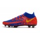 Nike Phantom GT Elite DF FG Mens Cleat Crimson Blue Yellow