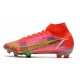 New Nike Mercurial Superfly 8 Elite FG Bright Crimson Metallic Silver