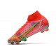 New Nike Mercurial Superfly 8 Elite FG Bright Crimson Metallic Silver