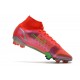 New Nike Mercurial Superfly 8 Elite FG Bright Crimson Metallic Silver