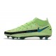Nike Phantom GT Elite DF FG Mens Cleat Green Black Blue