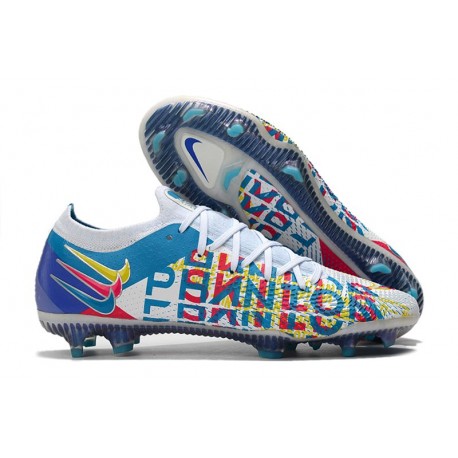 Nike 2021 Phantom GT Elite FG 3D Chlorine Blue Pink Blast Opti Yellow