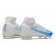 Nike Mercurial Superfly VIII Elite FG White Blue