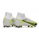 New Nike Mercurial Superfly 8 Elite FG White Black Metallic Silver Volt