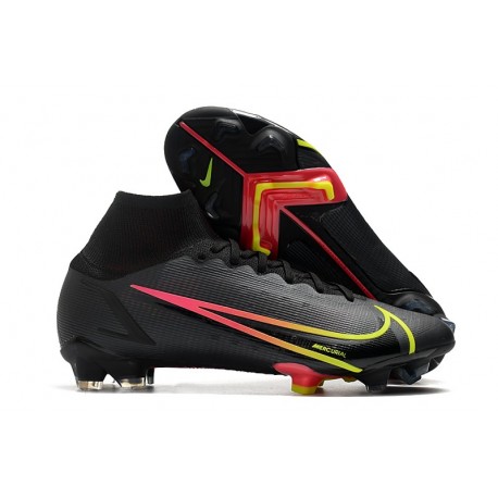 New Nike Mercurial Superfly 8 Elite FG Black Cyber Off Noir