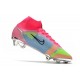 Nike Mercurial Superfly VIII Elite FG Pink Blue Volt