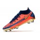 Nike Phantom GT Elite DF FG Mens Cleat Orange Gold Blue