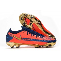 Nike Phantom Generative Texture Elite FG Orange Blue Gold