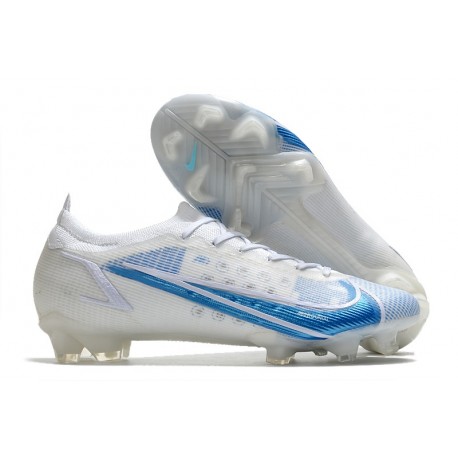New Nike Mercurial Vapor XIV Elite FG White Blue
