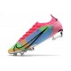 Nike Mercurial Vapor 14 Elite FG Boot Blue Pink Green