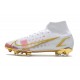 Nike Mercurial Superfly VIII Elite FG White Pink Gold