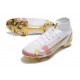 Nike Mercurial Superfly VIII Elite FG White Pink Gold