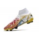 Nike Mercurial Superfly VIII Elite FG White Red Blue Golden