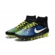 Nike Magista Obra FG Soccer Cleats - Low Price Black Blue Volt