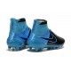 Nike Magista Obra FG Soccer Cleats - Low Price Leather Blue Black