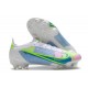 Nike Mercurial Vapor 14 Elite FG Boot White Blue Volt