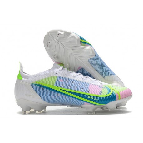 Nike Mercurial Vapor 14 Elite FG Boot White Blue Volt