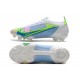 Nike Mercurial Vapor 14 Elite FG Boot White Blue Volt