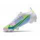 Nike Mercurial Vapor 14 Elite FG Boot White Blue Volt