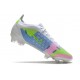 Nike Mercurial Vapor 14 Elite FG Boot White Blue Volt