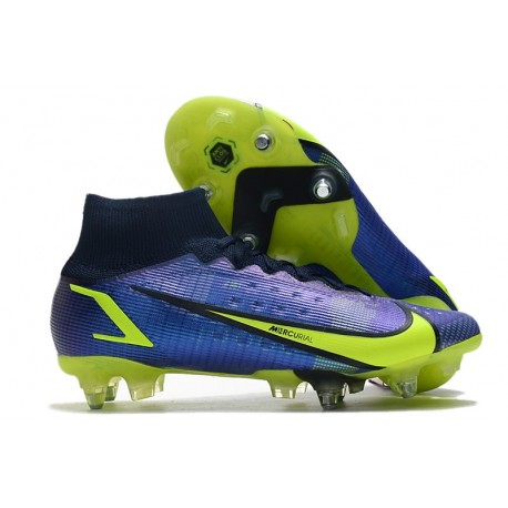 Nike Mercurial Superfly VIII Elite SG PRO Anti Clog Recharge - Sapphire Volt Blue Void