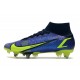 Nike Mercurial Superfly VIII Elite SG PRO Anti Clog Recharge - Sapphire Volt Blue Void