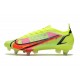 Nike Mercurial Vapor 14 Elite SG Pro Volt Bright Crimson Black