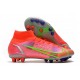 Top Nike Mercurial Superfly 8 Elite AG Bright Crimson Metallic Silver